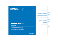 Yamaha Tracer 7 - Owners manual 2022 
